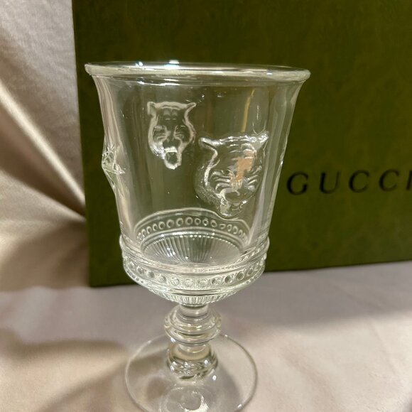 Gucci Tiger Head Wineglasses - Picture 4 of 6